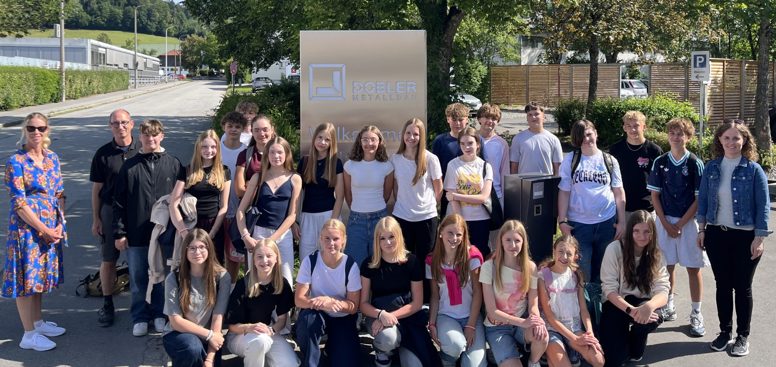 Gruppenfoto bei Dobler Metallbau
