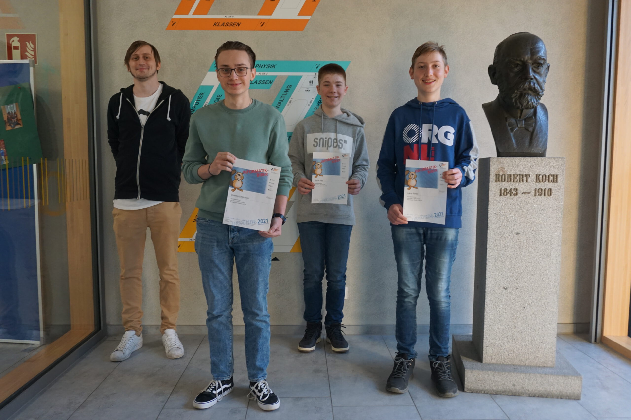 Preisträger Biber-Wettbewerb 2021 am Roko